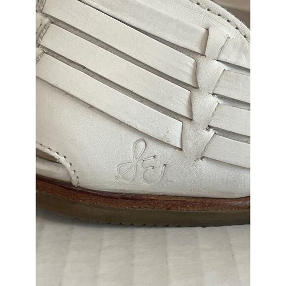 Sam Edelman Rishel woven leather flats White Size 7M - Picture 8 of 12